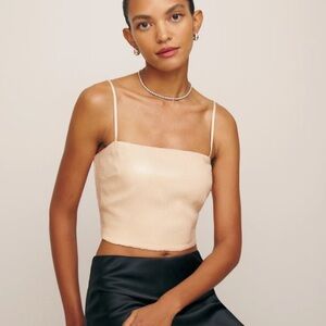 NWT Reformation Jovelle top in blush